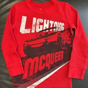 Jumping Beans Red Long Sleeve Lightning Tee